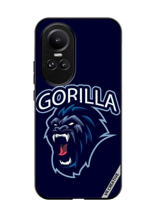 VR CREATIVE Protective Case Cover For Oppo Reno 10 Pro Gorilla Design Multicolour - Image 1