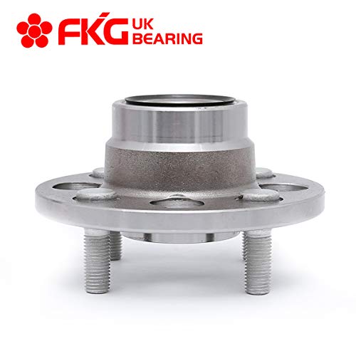 FKG 513035 Rear Wheel Bearing Hub Assembly for 1985-1991 Honda Civic, 1992-2000 Honda Civic (REAR DRUM), 1988-1991 Honda CRX, 4 Lugs - Image 2