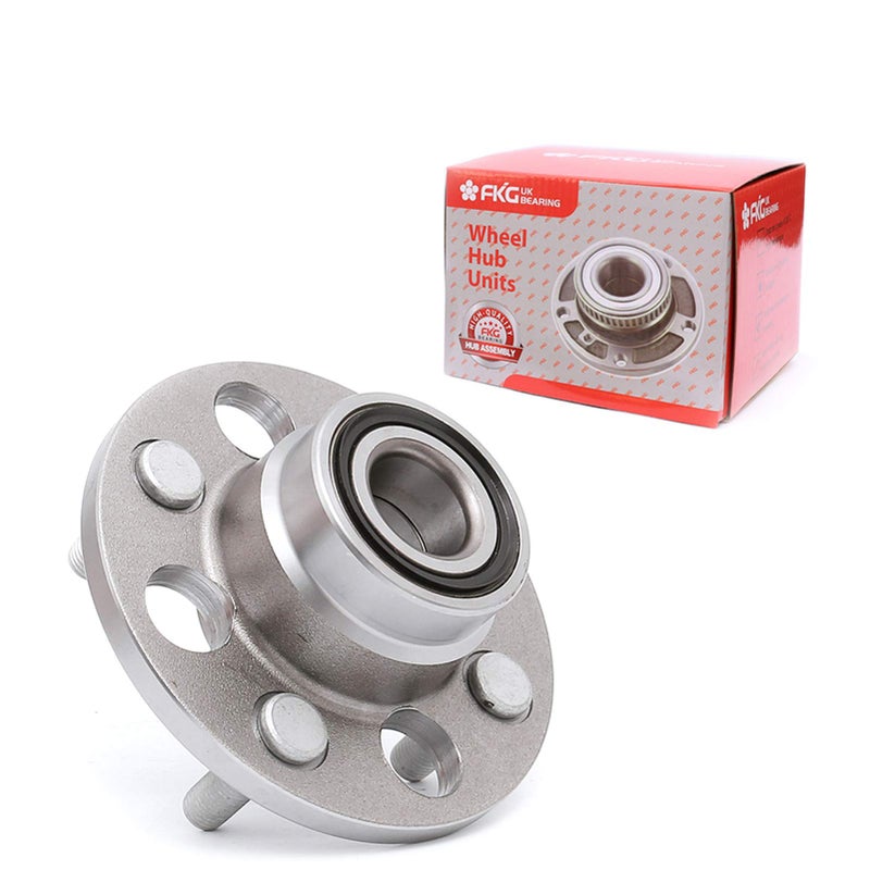 FKG 513035 Rear Wheel Bearing Hub Assembly for 1985-1991 Honda Civic, 1992-2000 Honda Civic (REAR DRUM), 1988-1991 Honda CRX, 4 Lugs - Image 3