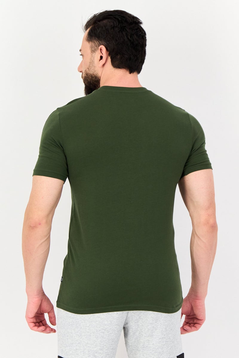 PUMA Men Sportswear Fit Short Sleeve Outdoor T-shirt, Dark Green - Image 3