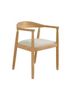 Malazhouse Ceramic and Oak Dining Table and 6 Oak Curved Dining Chairs – MZDRS012  - Image 4