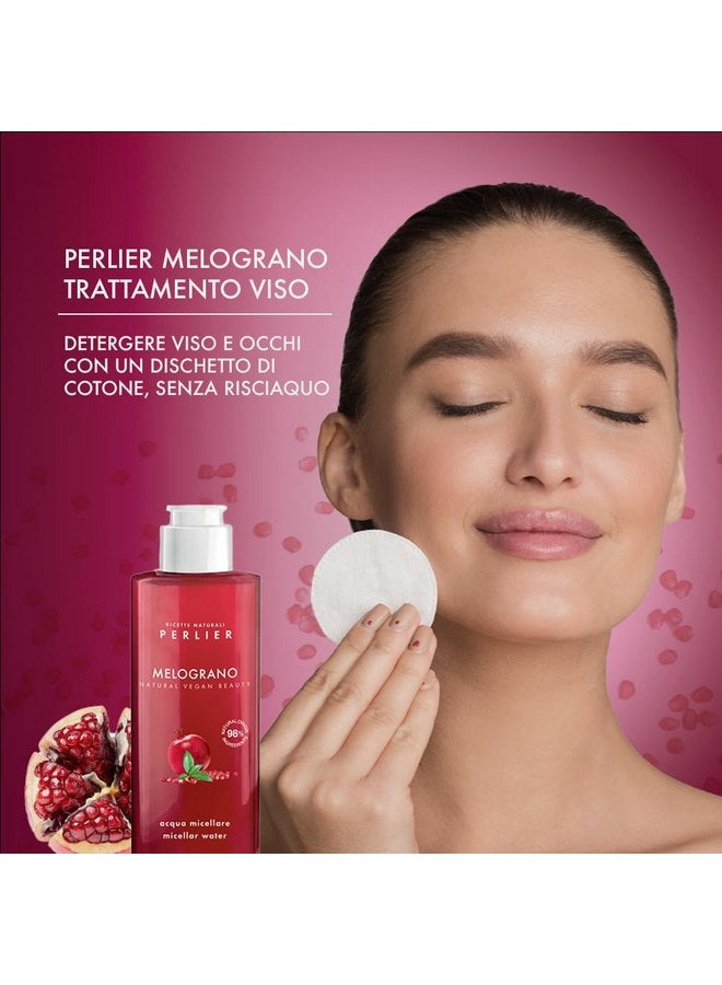 Perlier Perlier Pomegranate Micellar Cleansing Water - Gentle Makeup Remover & Skin Refresher - Hydrating & Antioxidant-Rich Formula - 6.7 fl oz  - Image 3