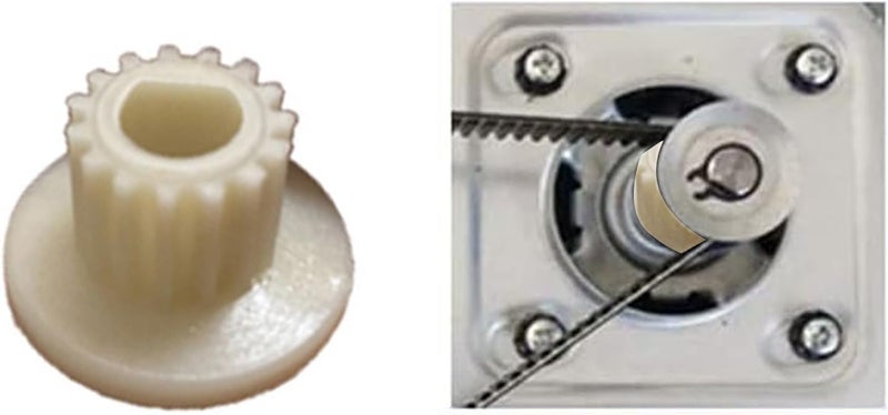 10 Pieces Long Lasting Transmission Gear 15 Teeth Belt Pulley Bread Machine Drive Gear Set Suitable for Bread Machine Belt Drive Pulley - Image 2