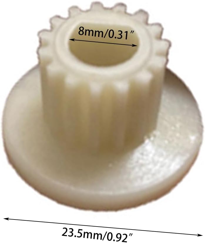 10 Pieces Long Lasting Transmission Gear 15 Teeth Belt Pulley Bread Machine Drive Gear Set Suitable for Bread Machine Belt Drive Pulley - Image 5
