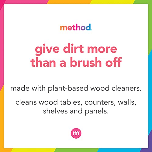 Method Daily Hardwood Cleaner, Almond, Cleans Shelves, Tables and Other Wooden Surfaces While Removing Dust & Grime, 28 Fl Oz, (Pack of 4) - Image 4