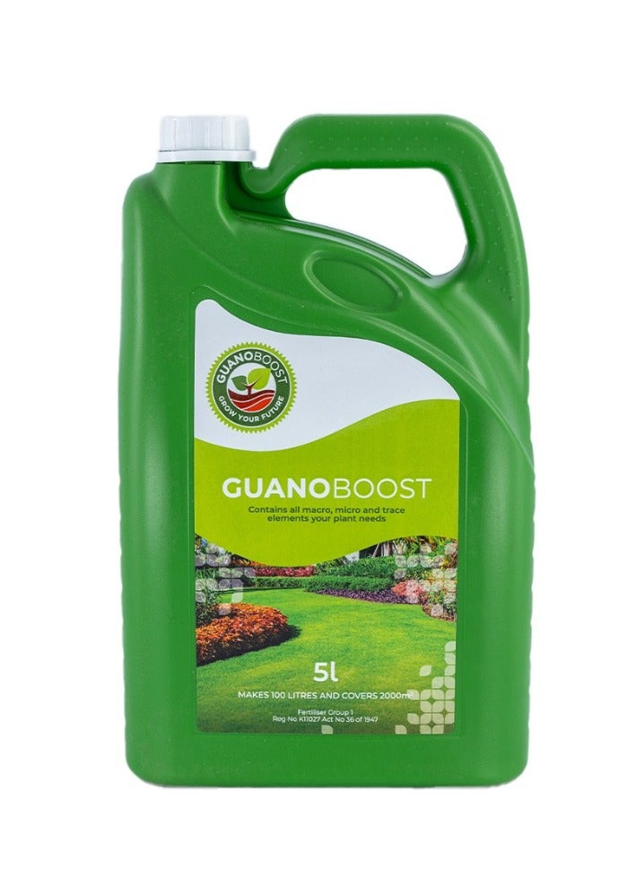 Generic GUANOBOOST- 5Ltr Organic Liquid Fertilizer Spray, Made from Sustainably Sourced Seabird Guano, Revives Soil & Boosts Root Growth, Indoor & Outdoor Use, Safe for Kids & Pets, Use- Mix with Water - Image 1