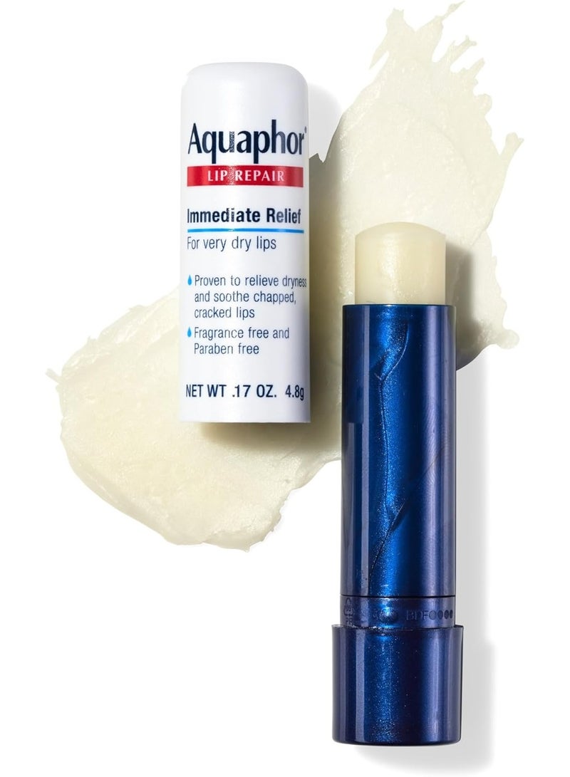 Aquaphor Lip Repair Stick - Soothes Dry Chapped Lips - Two(2) .17 Oz Sticks, Multi - Image 2
