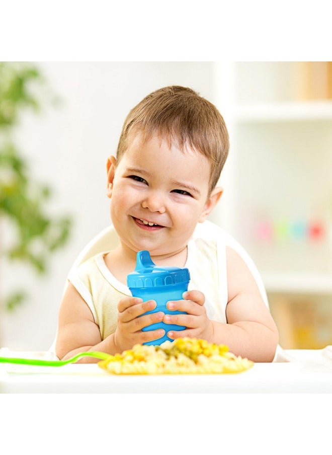 Mifoci 10 Oz Sippy Cups For Toddlers Reusable No Spill Cups With Lids Toddler Baby Feeding Supplies Dishwasher Microwave Safe 6 Colors(12)  - Image 5