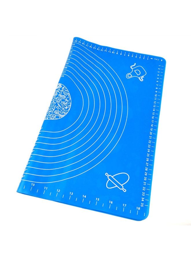 بساط خبز من السيليكون لون أزرق 12سم - Image 2