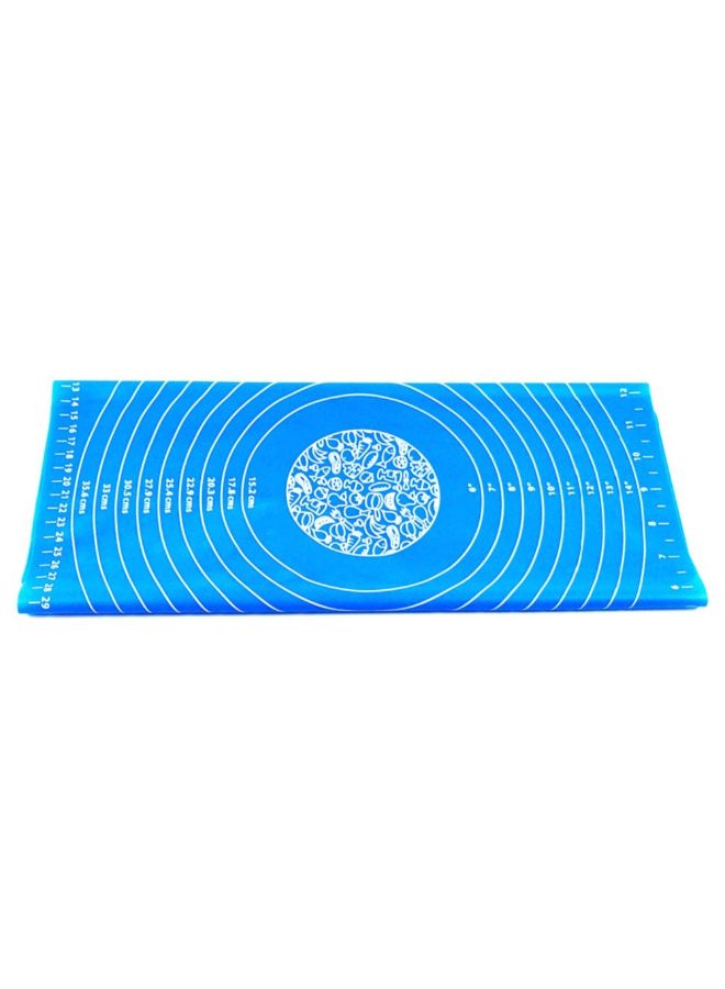 بساط خبز من السيليكون لون أزرق 12سم - Image 3