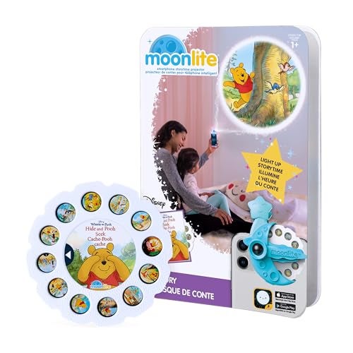 Moonlite Storytime Disneys Winnie The Pooh Hide and Pooh Seek A Magical Read Projector Sold Separately Single Disc Pack for Kids Toddlers Learning Gifts for Kids Ages 12 Months Up - Image 1