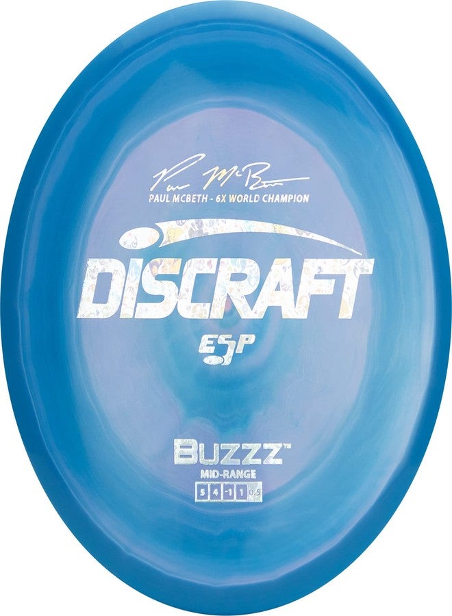 Discraft ESP Buzzz Paul McBeth 6X Signature Series 175-176 Gram Mid-Range Golf Disc - Image 1