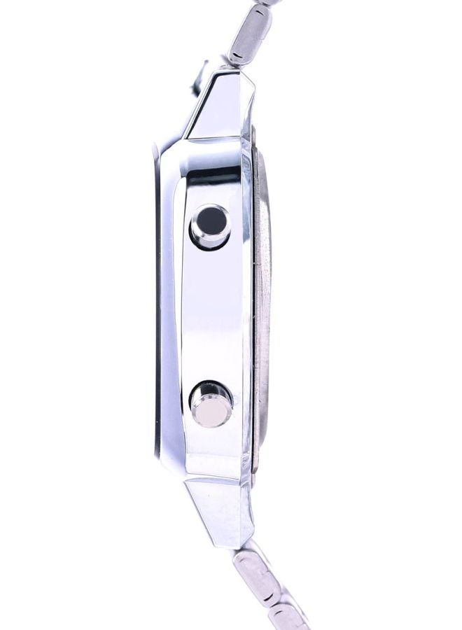 CASIO Women Stainless Steel Digital Wrist Watch LA670WA-1SDF - 25 mm - Silver - Image 3