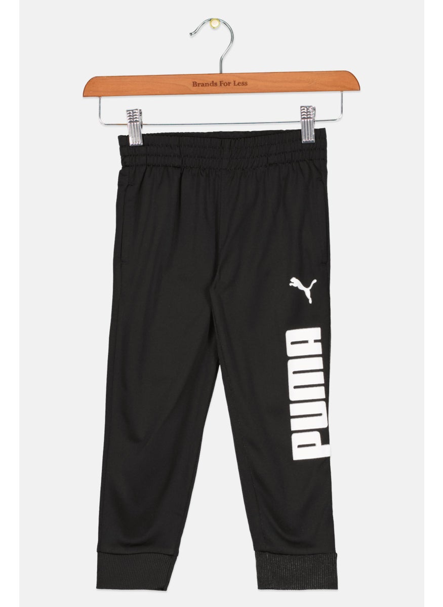 PUMA Toddlers Boy Brand Logo Sweatpants, Black  - Image 1
