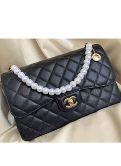 SMARTX Luxury Imitation Pearl Beads Purse Handle Strap, Large Beads Chain for Bag Decoration  - Image 5