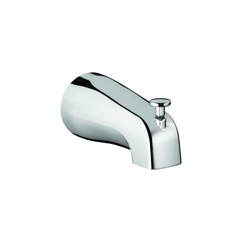 hansgrohe Tub Spout with Diverter Premium 3inch Modern Tub Spout in chrome 06501000 Large