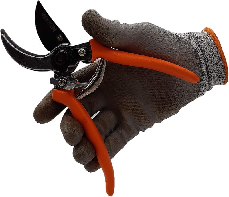 Wokin Bypass Pattern Pruning Shear (8, Orange Black) - Image 3