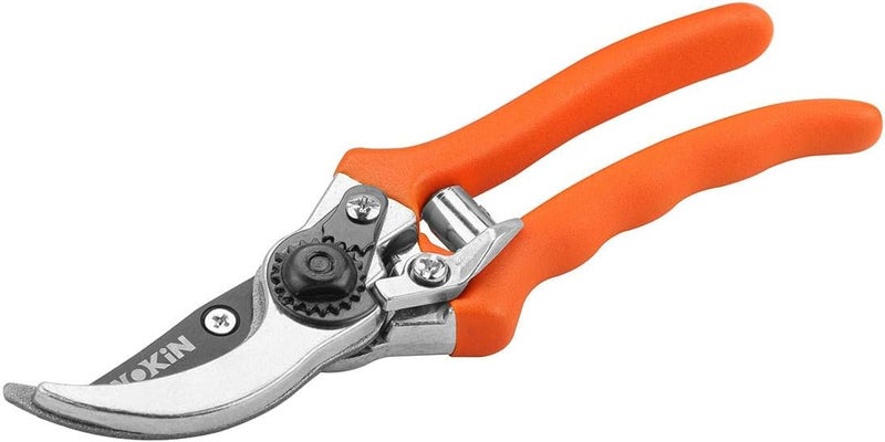 Wokin Bypass Pattern Pruning Shear (8, Orange Black) - Image 1