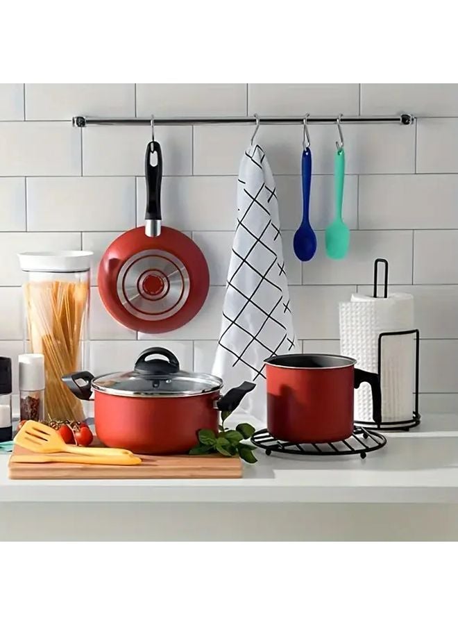 10pcs S Size Stainless Steel S Hooks Multipurpose For Kitchen Bathroom Garden - Image 5