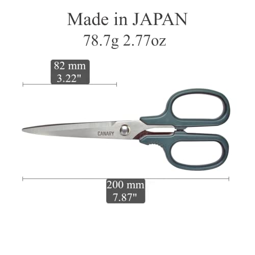 CANARY Craft Scissors Heavy Duty Blade 7.8", Sharp Japanese Stainless Steel Blade, Made in JAPAN - Image 2