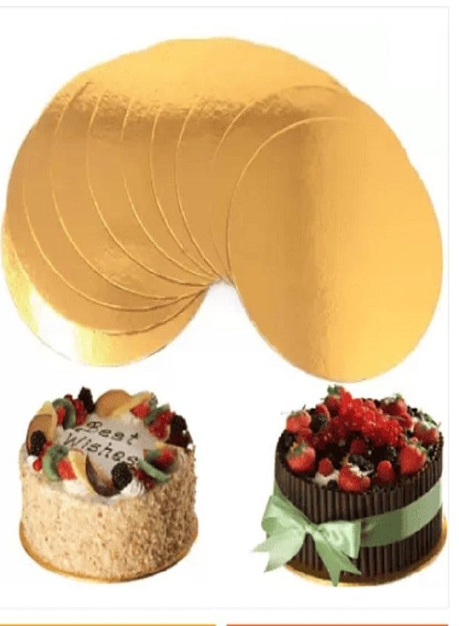 Royals |Pack of 5| Cake Base | Cake Baking Tools | Cake Plate | Cake Decoration | Cake Base Board | Cake Tray| Cardboard, Acrylic,MDF Cake Base| Pastry Base | (MDF, 14inch Round) - Image 1