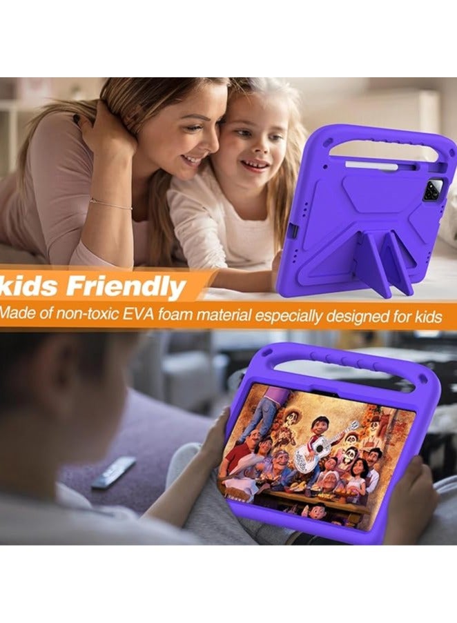 Heavy Duty Kids Case Compatible with Xiaomi Pad 7/Pad 7 Pro 11.2 inch 2024, Light Weight Shock Proof Handle Stand Kids Friendly Protective Cover Case - Image 3