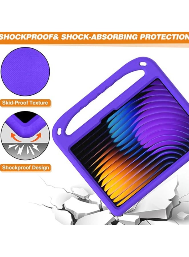 Heavy Duty Kids Case Compatible with Xiaomi Pad 7/Pad 7 Pro 11.2 inch 2024, Light Weight Shock Proof Handle Stand Kids Friendly Protective Cover Case - Image 4