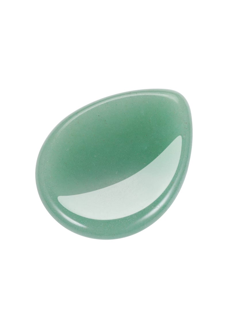 CrystalTears CrystalTears Green Aventurine Crystal Worry Stone Thumble Polished Healing Crystals Pocket Palm Stone Thumb Worry Stones for Anxiety Stress Relief Crystal Therapy 