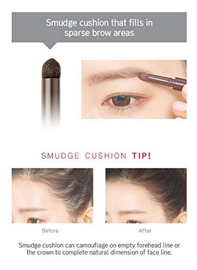 bom - 3 In 1 Triple Edge Eyebrow Pencil With Blender And Spoolie Long Lasting Waterproof, Choco Brown - Image 1