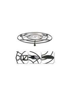 Spaceshoop Iron Mat Mats Holder Place Table Placemats Kitchen Holders Cast Heat Resistant Stand  - Image 2