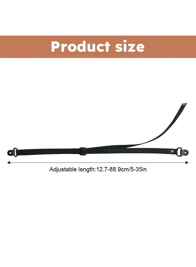 PUXING 2 Pack Adjustable TV Safety Straps TV Wall Anchors No-Drill Adhesive Anti-Tip Furniture Anchors for Proofing Furniture Wall Anchors Flat Screens Fix to Wall,Cabinet,Stand Or Desk(COLOR:black) - Image 2