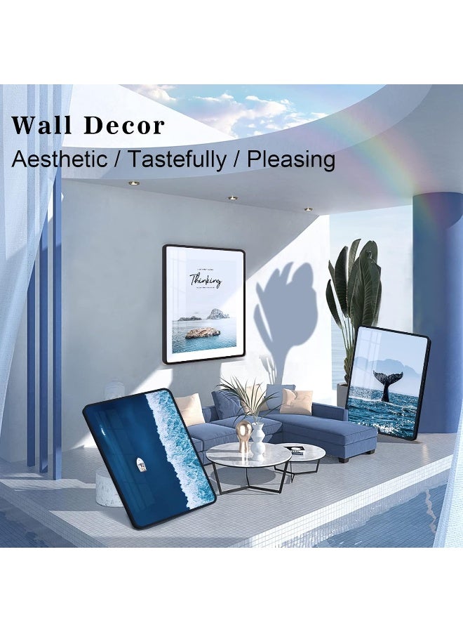 Home Trove Serimino Framed Ocean Wall Art For Living Room Blue Whale Tail And Yachts Coastal Wall Decor Modern Travel Sea Landscape Nordic Artwork For Bedroom Bathroom Prints Paintings For Home Decorations  - Image 2