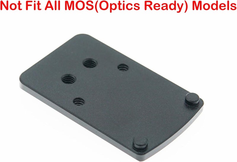 DPP Titanium Rear Sight Dovetail Mount Compatible with Glock Trijicon RMR/SRO&Holosun 407C507C/508T (Aluminum) - Image 4
