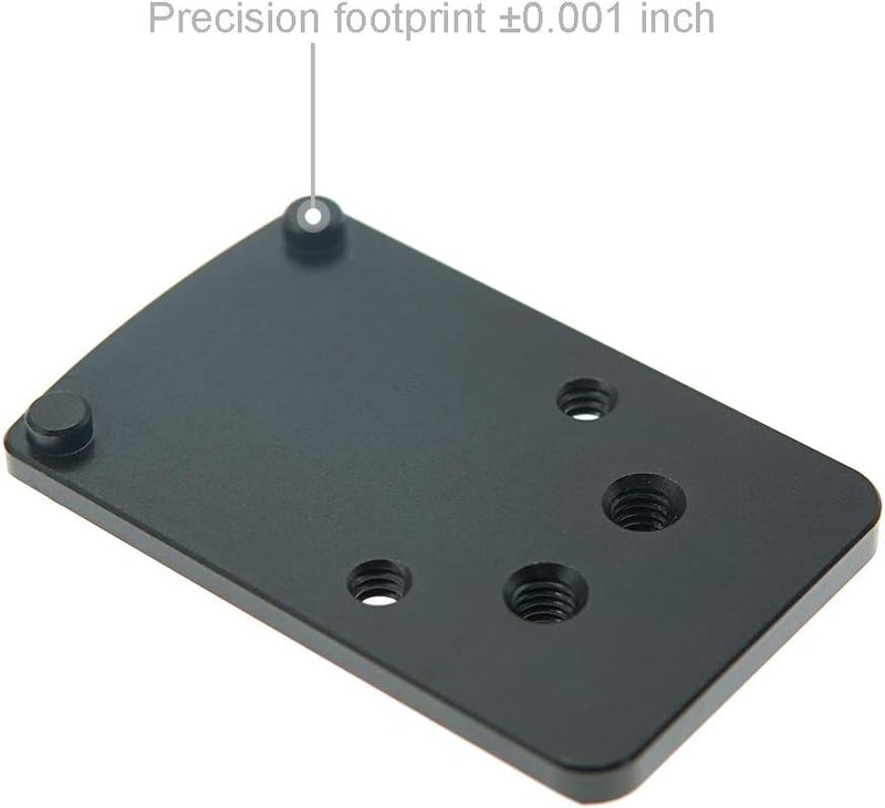 DPP Titanium Rear Sight Dovetail Mount Compatible with Glock Trijicon RMR/SRO&Holosun 407C507C/508T (Aluminum) - Image 5
