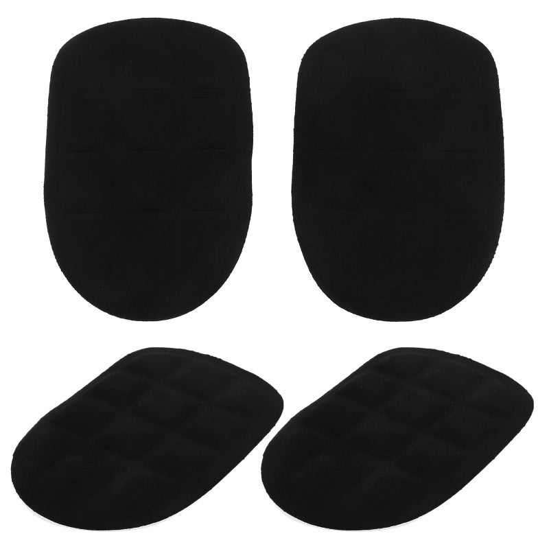 Soft Adhesive Black Gel Heel Cushions For Women Anti Slip Blister Prevention Shock Absorption - Image 2