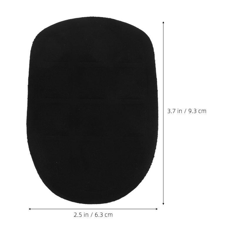Soft Adhesive Black Gel Heel Cushions For Women Anti Slip Blister Prevention Shock Absorption - Image 3