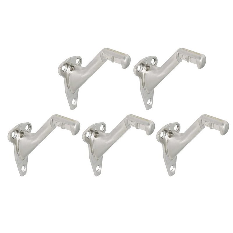 Design House 5-Pack Standard Handrail Brackets for Stairways and Hallways, Satin Nickel – Design House, 182006 - Image 5