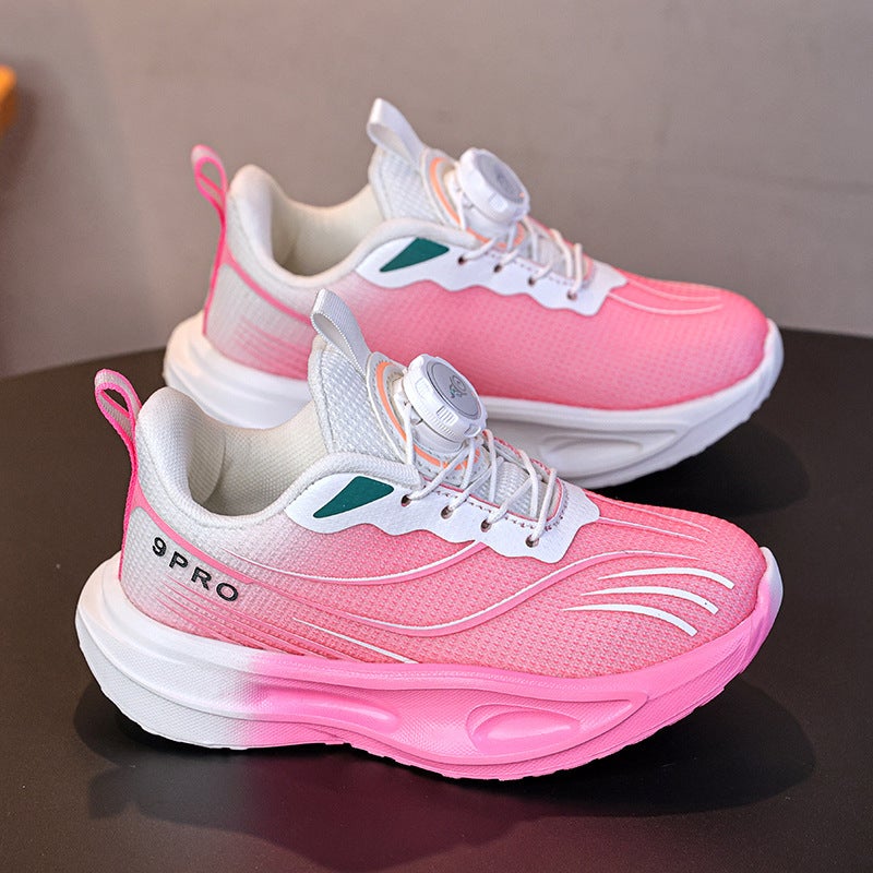 Mesh Sneakers Lightweight Flexible Sole Walking Shoes For Kids Indoor And Outdoor Activities - Image 1