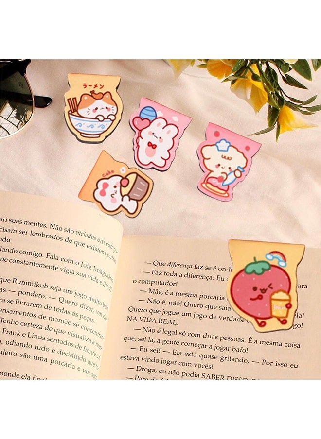 12-Piece Magnetic Bookmarks, Lovely Bookmarks with Cartoon Patterns, Page Clips Bookmark for Students Girls School Home Office Supplies - pzsku/ZA8208778A0FE07ADA603Z/45/_/1709623821/caaf9529-295b-4e35-8663-9370771fd403