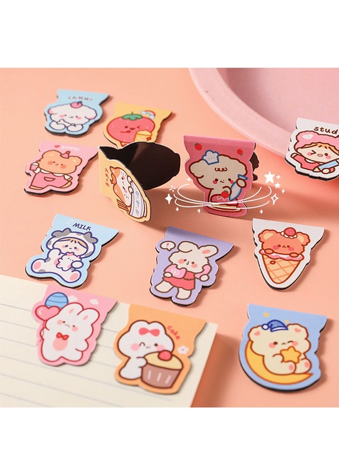 12-Piece Magnetic Bookmarks, Lovely Bookmarks with Cartoon Patterns, Page Clips Bookmark for Students Girls School Home Office Supplies - pzsku/ZA8208778A0FE07ADA603Z/45/_/1709623822/02049757-0bca-4457-b7ab-4990482e223c