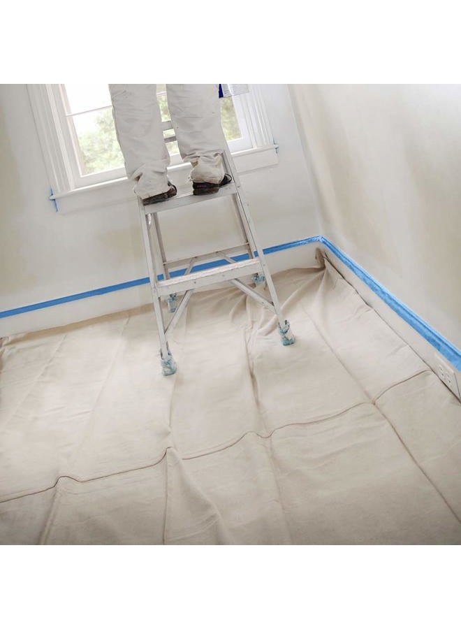Trimaco SuperTuff 10 oz thick Heavyweight Canvas Drop Cloth, 4-feet x 5-feet - Image 2
