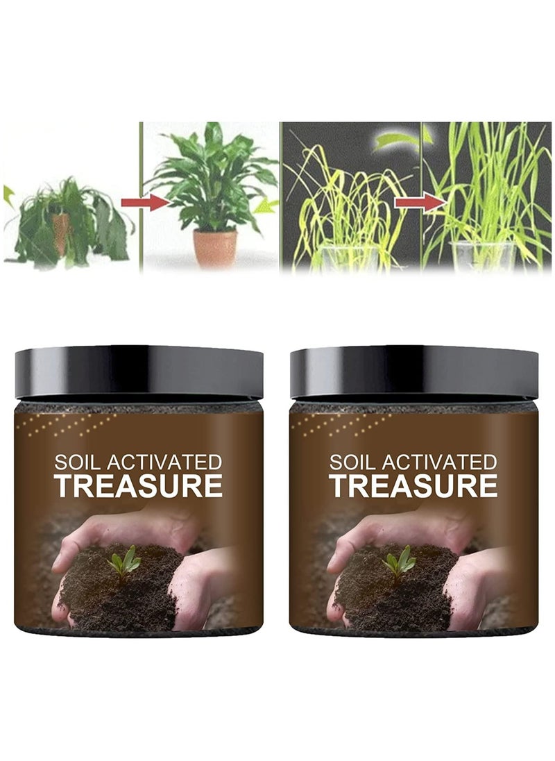 CMGTYYD CMGTYYD Soil Activated Treasure-You Will Be Amazed! Premium Organic Soil Activator Activated Baosong Soil Essence Flower Fertilizer, Soil Activators for Raised Garden Beds, Potting Mix, Lawns (100g, 2Pcs)  - Image 1