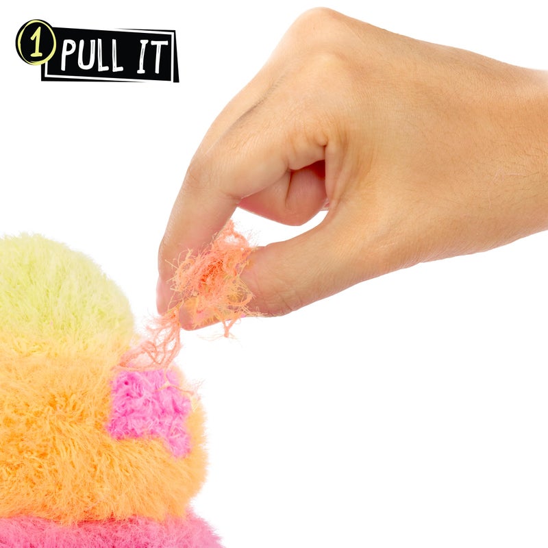 Fluffie Stuffiez Ice Cream Small Collectible Feature Plush - Surprise Reveal Unboxing with Huggable ASMR Fidget DIY Fur Pulling, Ultra Soft Fluff - Image 2
