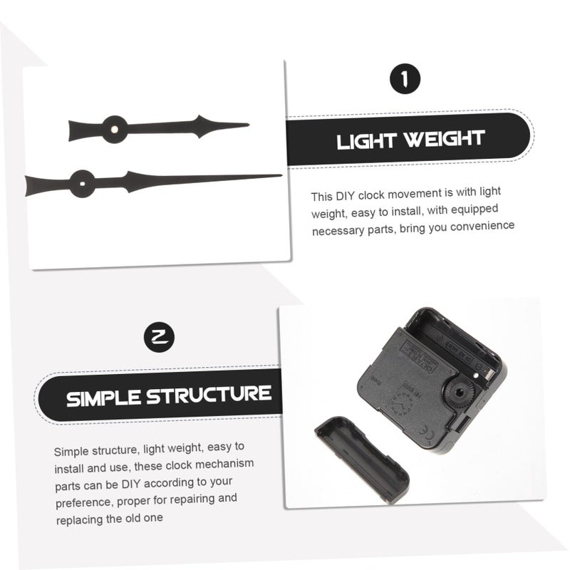 Clock Hands And Mechanism DIY Repair Kit Quartz Movement Accessories - Image 5