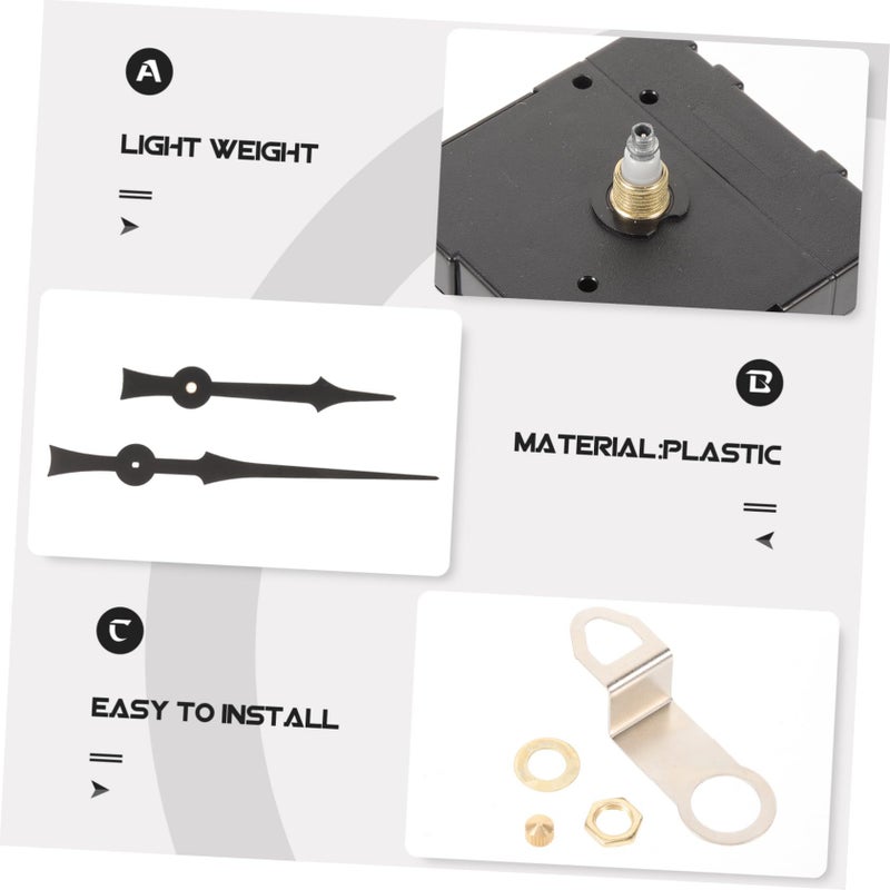 Clock Hands And Mechanism DIY Repair Kit Quartz Movement Accessories - Image 3