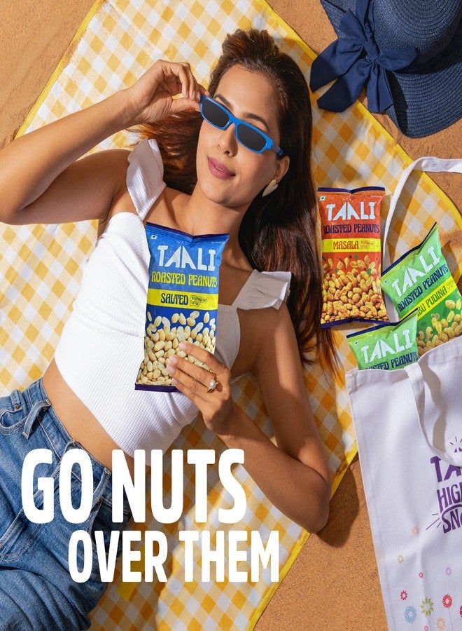 Taali Roasted Peanuts | Try All Flavors | Crunchy Healthy Snacks | No Trans Fat, Gluten free, Roasted Not Fried (Pack of 4 x 140/150 gms)(weight may vary) - Image 5