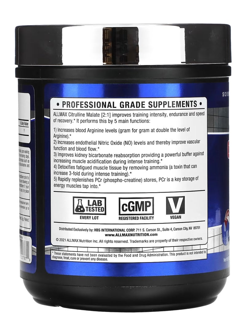 ALLMAX Citrulline Malate 2:1 300g 150 Serving - Image 3