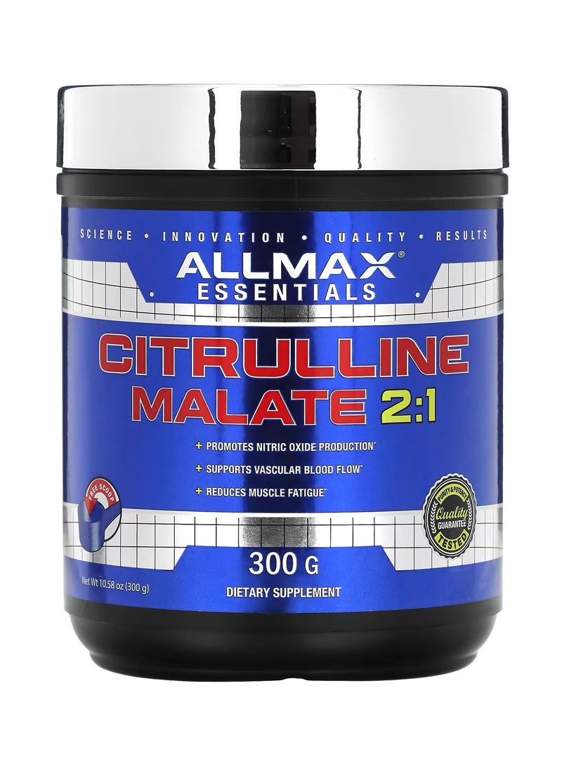 ALLMAX Citrulline Malate 2:1 300g 150 Serving - Image 1