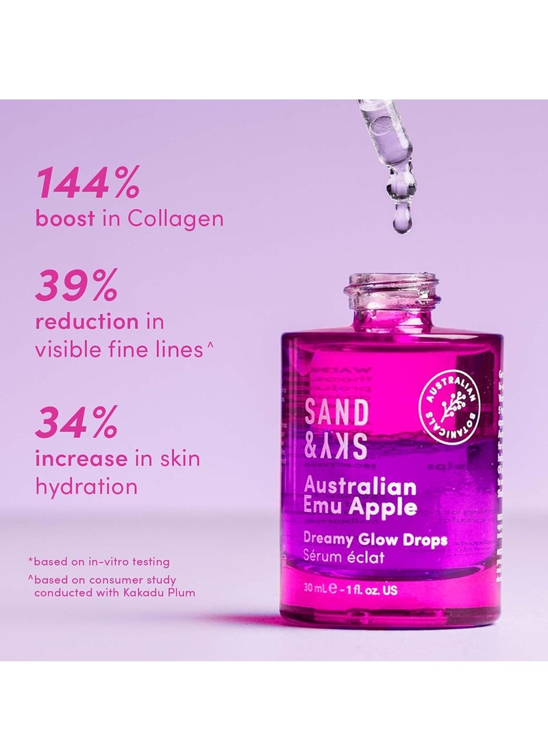 Sand & Sky Australian Glow Berries Dreamy Glow Drops Bi Phase Hyaluronic Acid Face Serum with Vitamin C  - Image 2