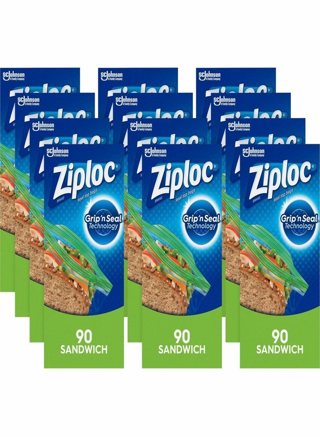 SC Johnson Ziploc Sandwich Bags (90-Count, 12-Pack) - Image 1